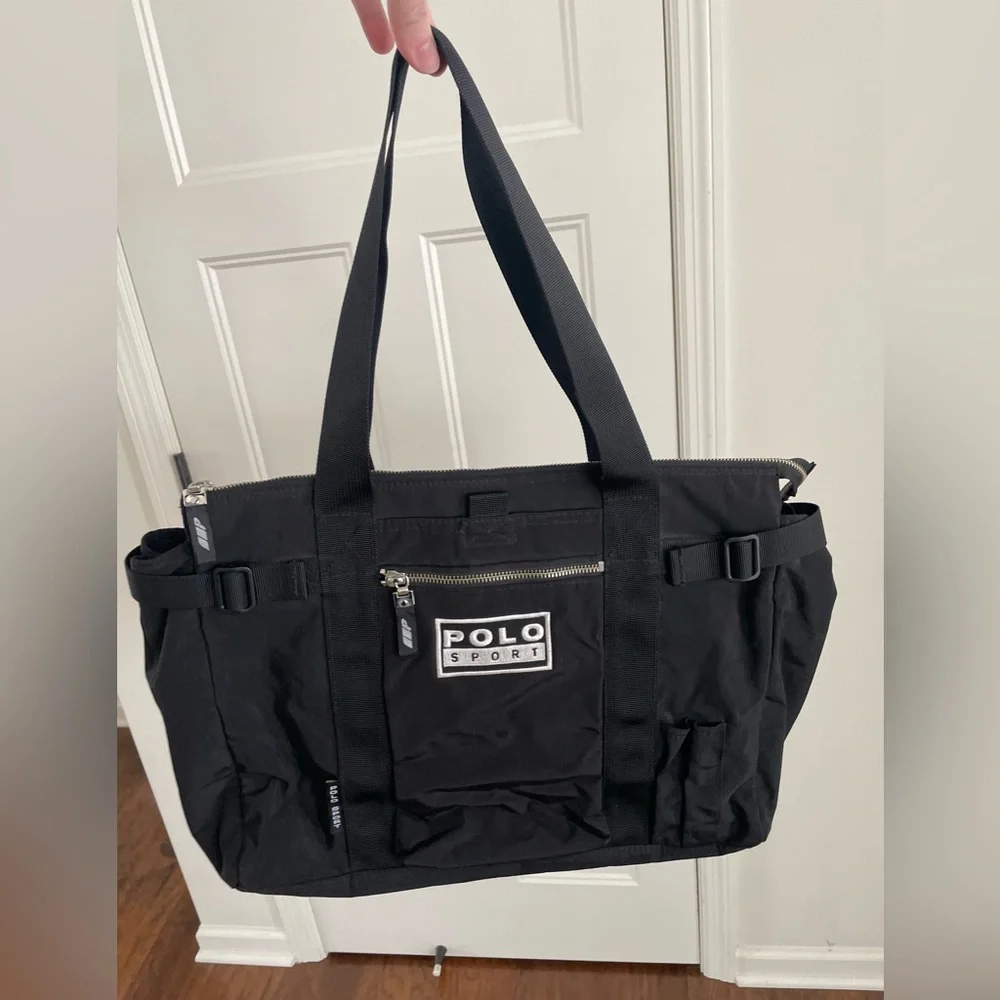 Polo by Ralph Lauren Black Polo Sport Duffel Tote